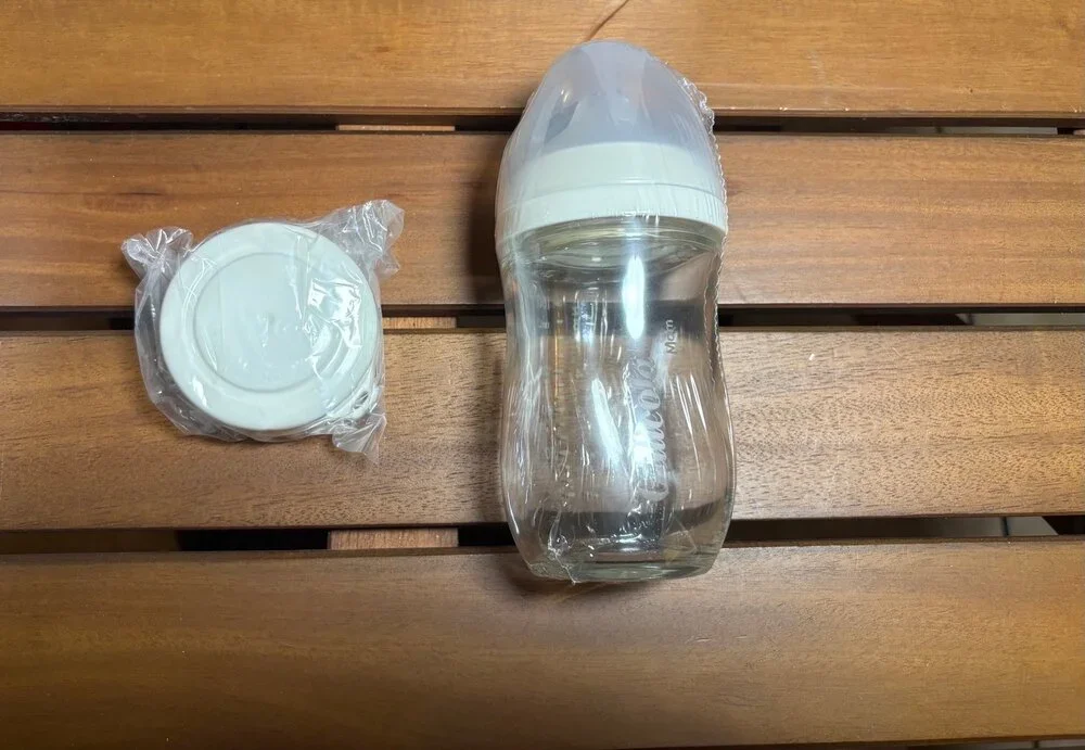 Gulicola Natural Glass Baby Bottle set of 2